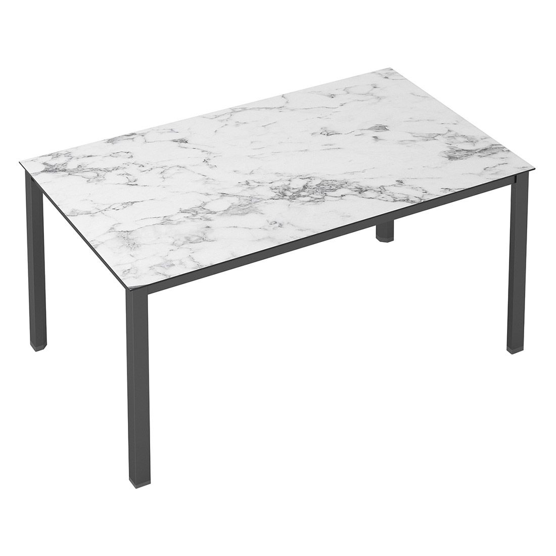 Kettler Cubic Gartentisch 160x95cm Aluminium/HPL