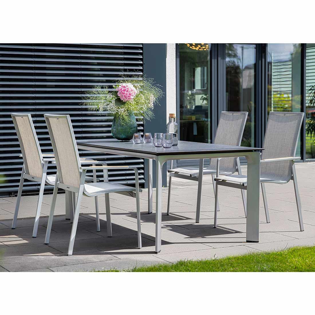 Kettler Diamond Gartenmöbelset 5-tlg. mit Tisch 180x95cm