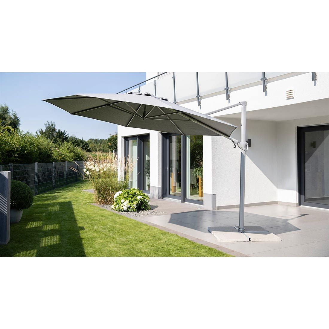 Kettler Easy Turn Ampelschirm Ø330cm Aluminium/Polyester