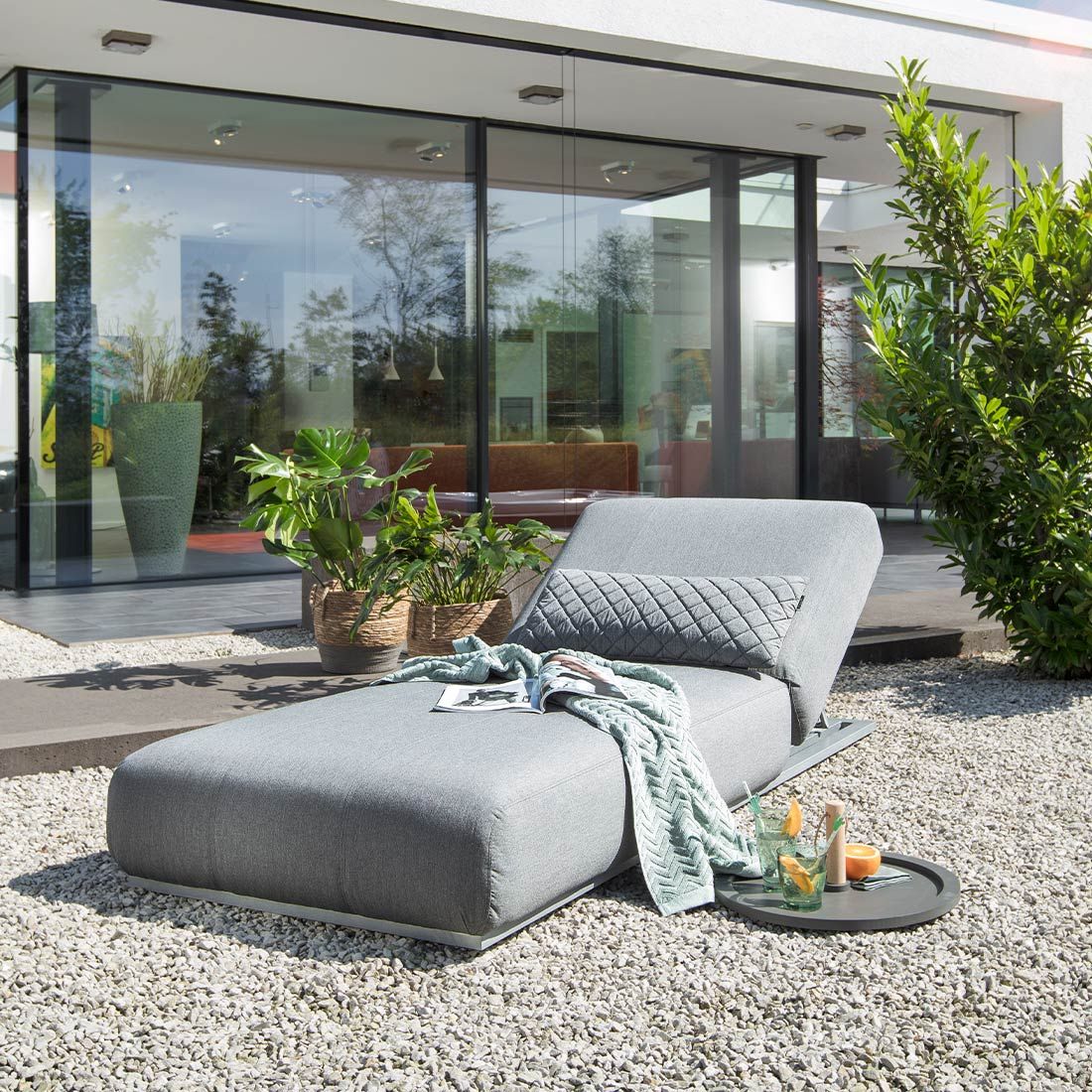 Kettler Ego Gartenliege 213x90x33cm Sunbrella