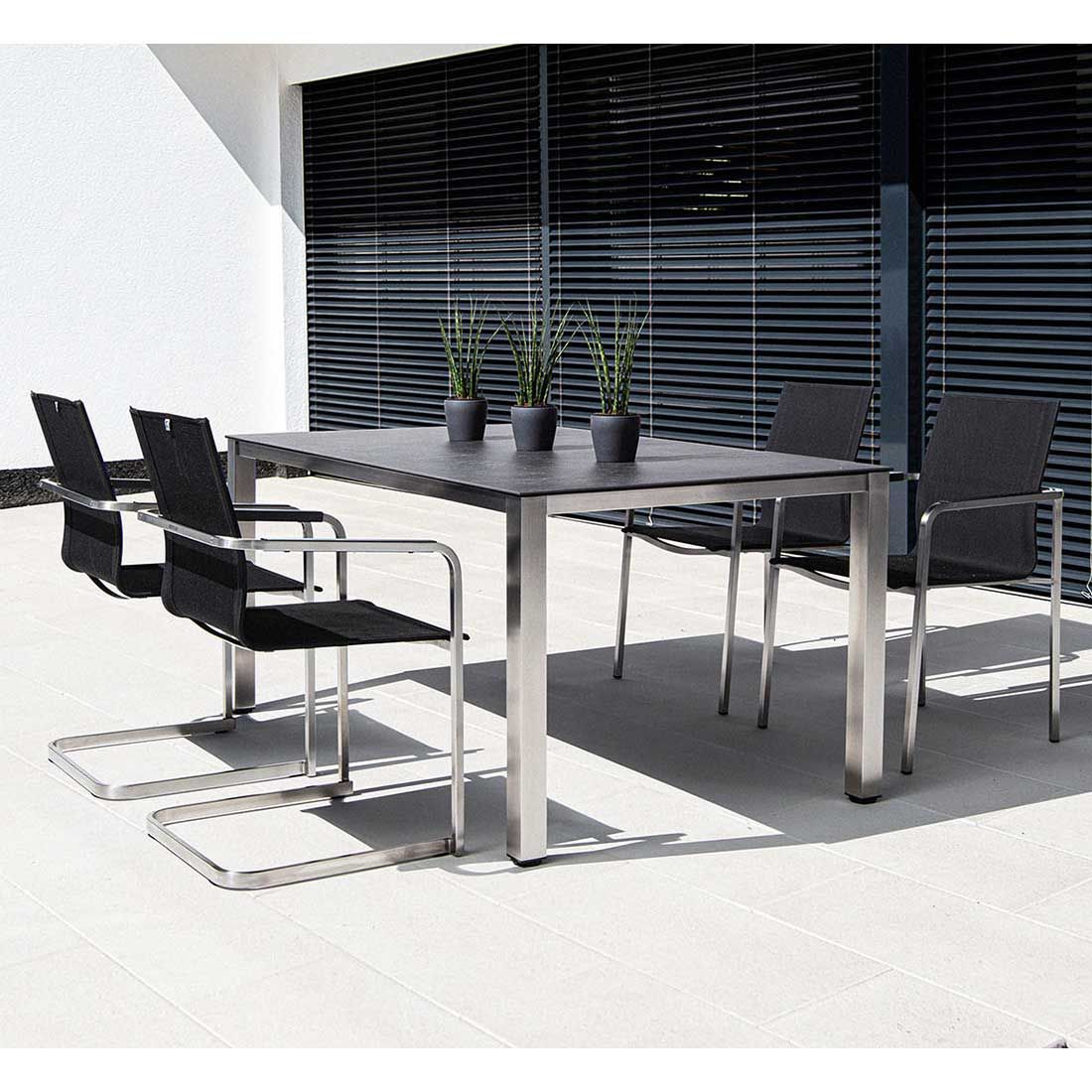 Kettler Feel Gartenmöbelset 5-tlg. mit Tisch 160x95cm