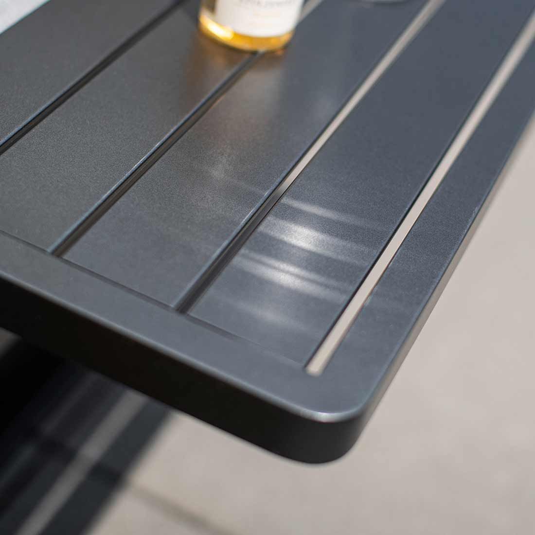 Kettler Ocean Skid Platform Gartensofa mit Loungetisch Alu/Olefin