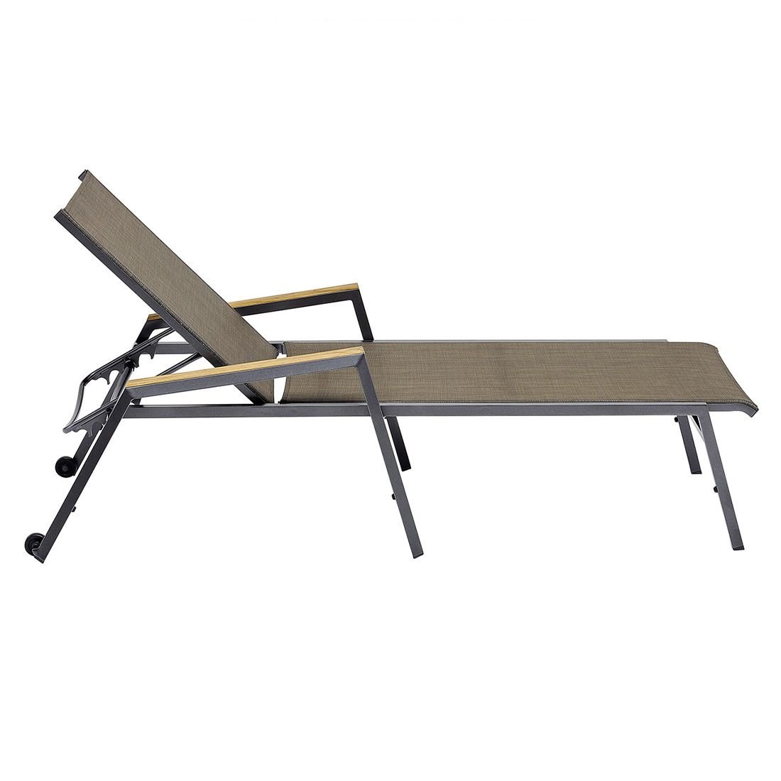 Kettler Ocean Skid Gartenliege Aluminium/Outdoorgewebe
