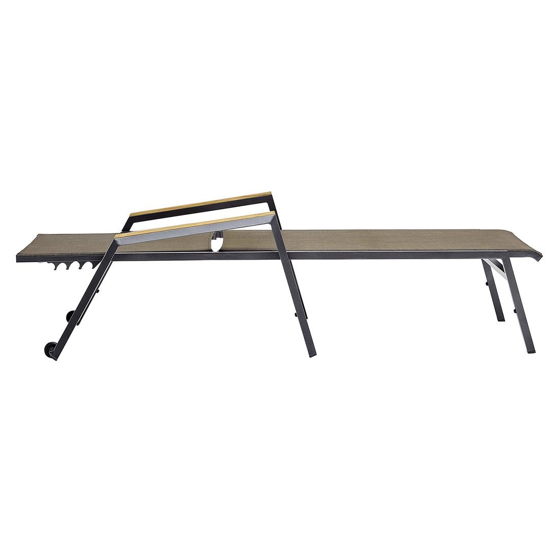 Kettler Ocean Skid Gartenliege Aluminium/Outdoorgewebe