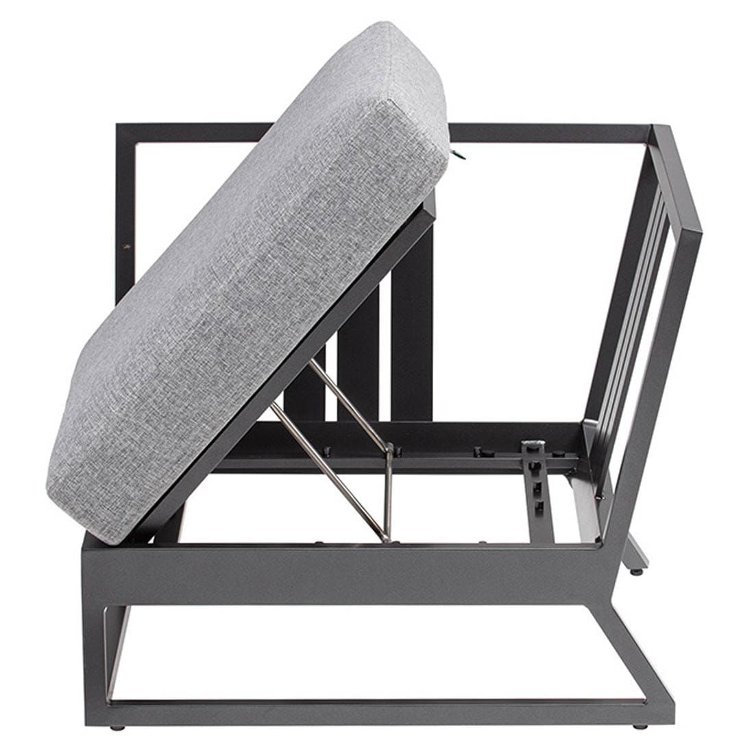 Kettler Ocean Skid Platform Ecklounge 8-tlg. Alu/Olefin