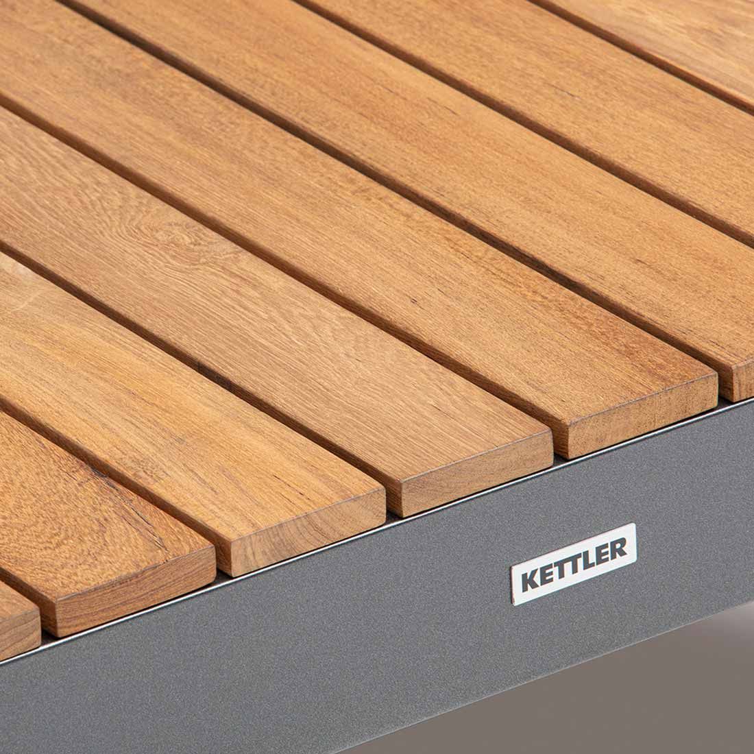 Kettler Ocean Skid Platform Ecklounge 8-tlg. Alu/Olefin
