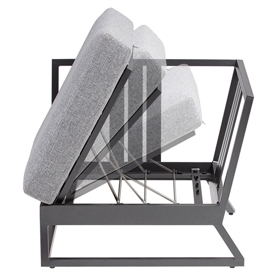 Kettler Ocean Skid Platform Ecklounge 9-tlg. Aluminium/Olefin