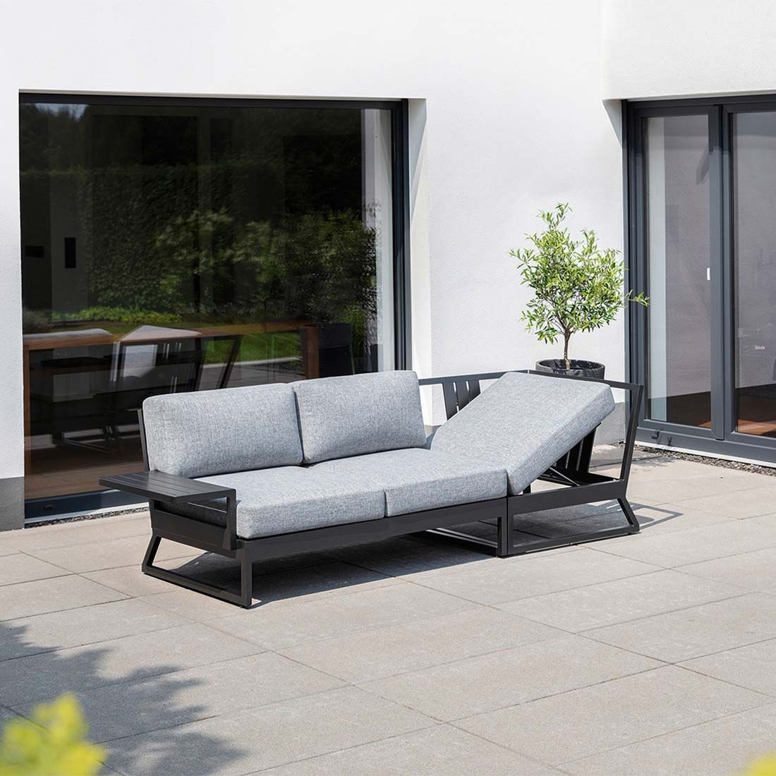 Kettler Ocean Skid Platform Ablagetisch 61x27x24cm Aluminium