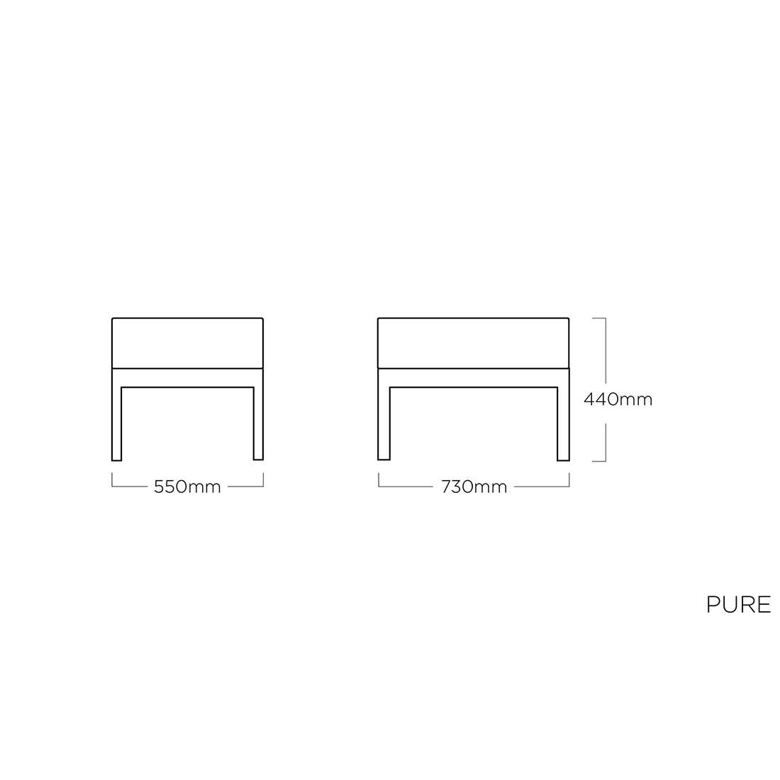 Kettler Pure Dininglounge 9-tlg. mit Tisch 160x95cm