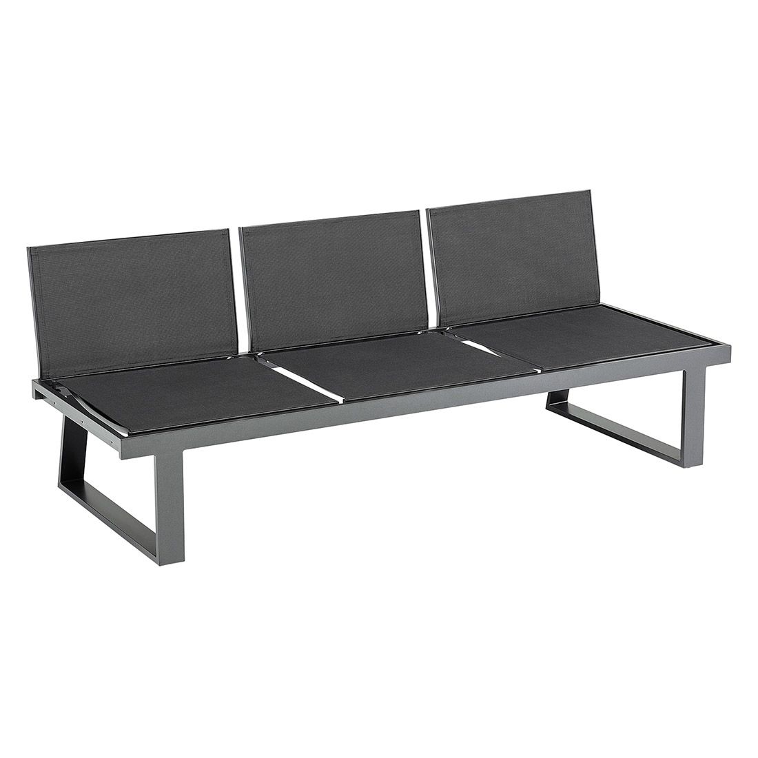 Kettler Rasmus Modular Gartenbank Aluminium/Textilene
