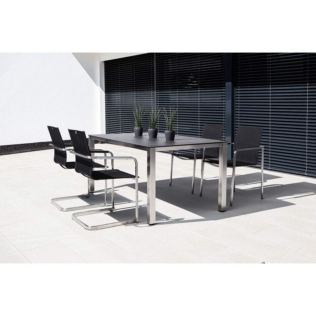 Kettler Gartentisch-Platte 180x95 cm Keramik/Glas