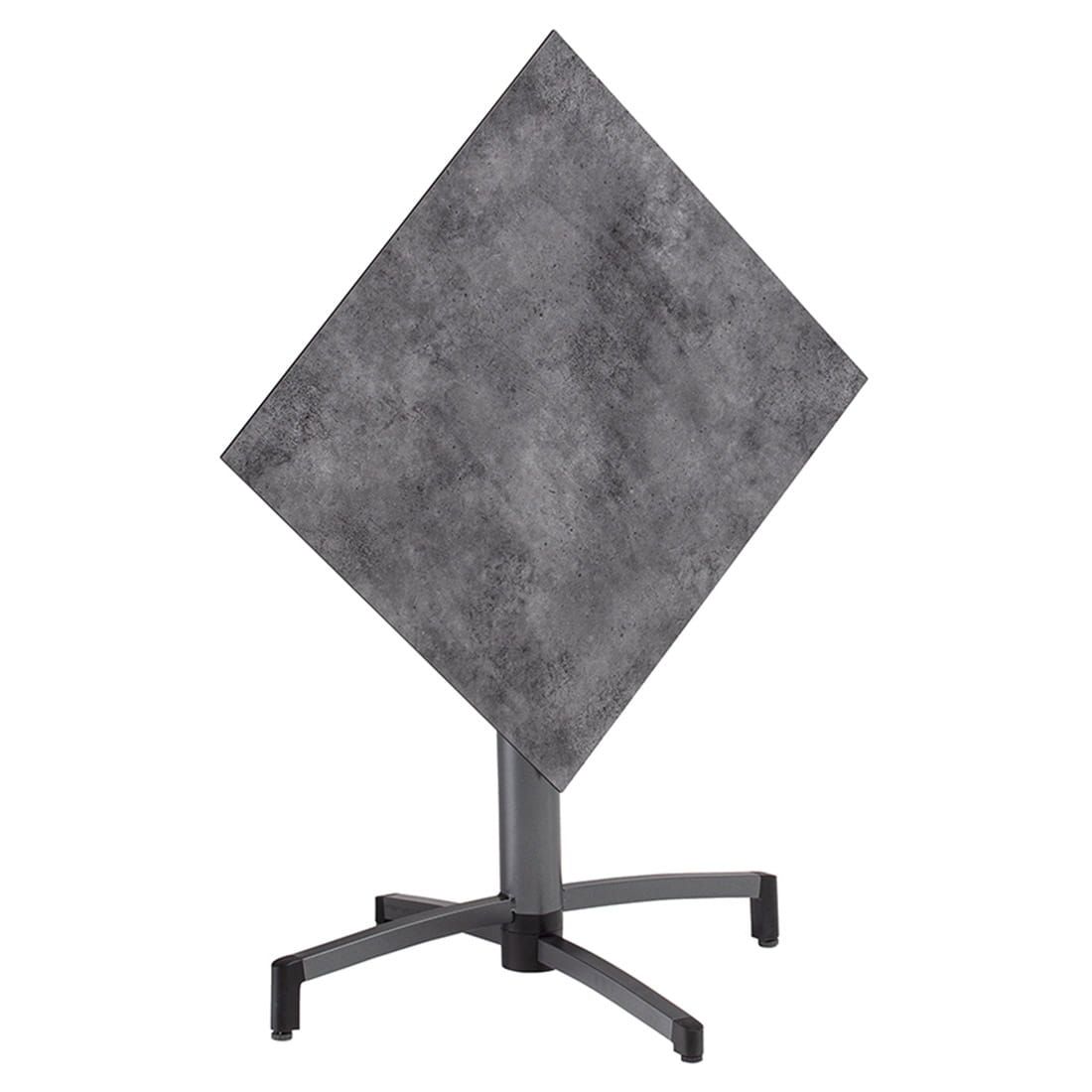 Kettler Tube Klapptisch 70x70cm Aluminium/HPL