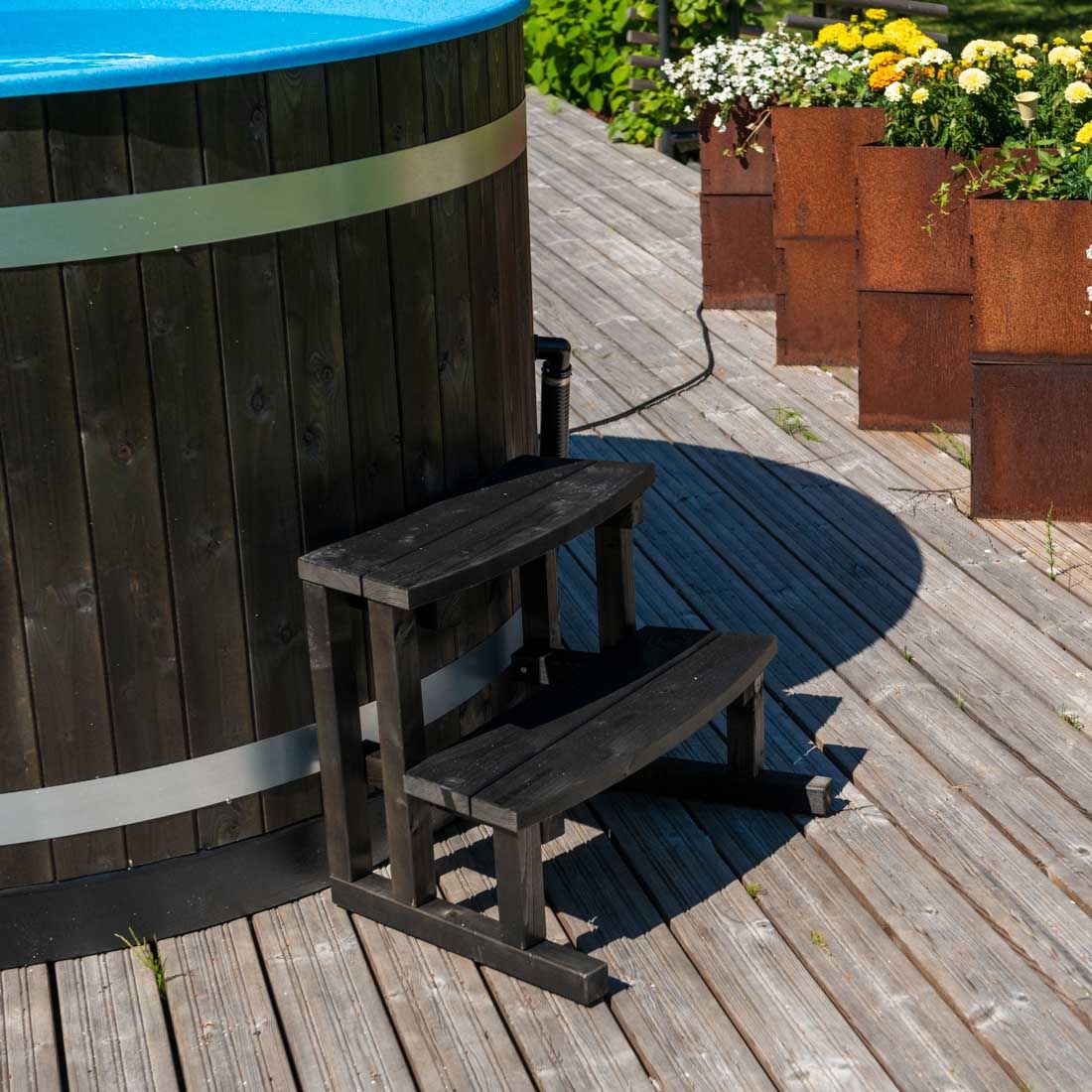 KIRAMI Comfort Steady M Badefass-Set Hot Tub Ø170cm