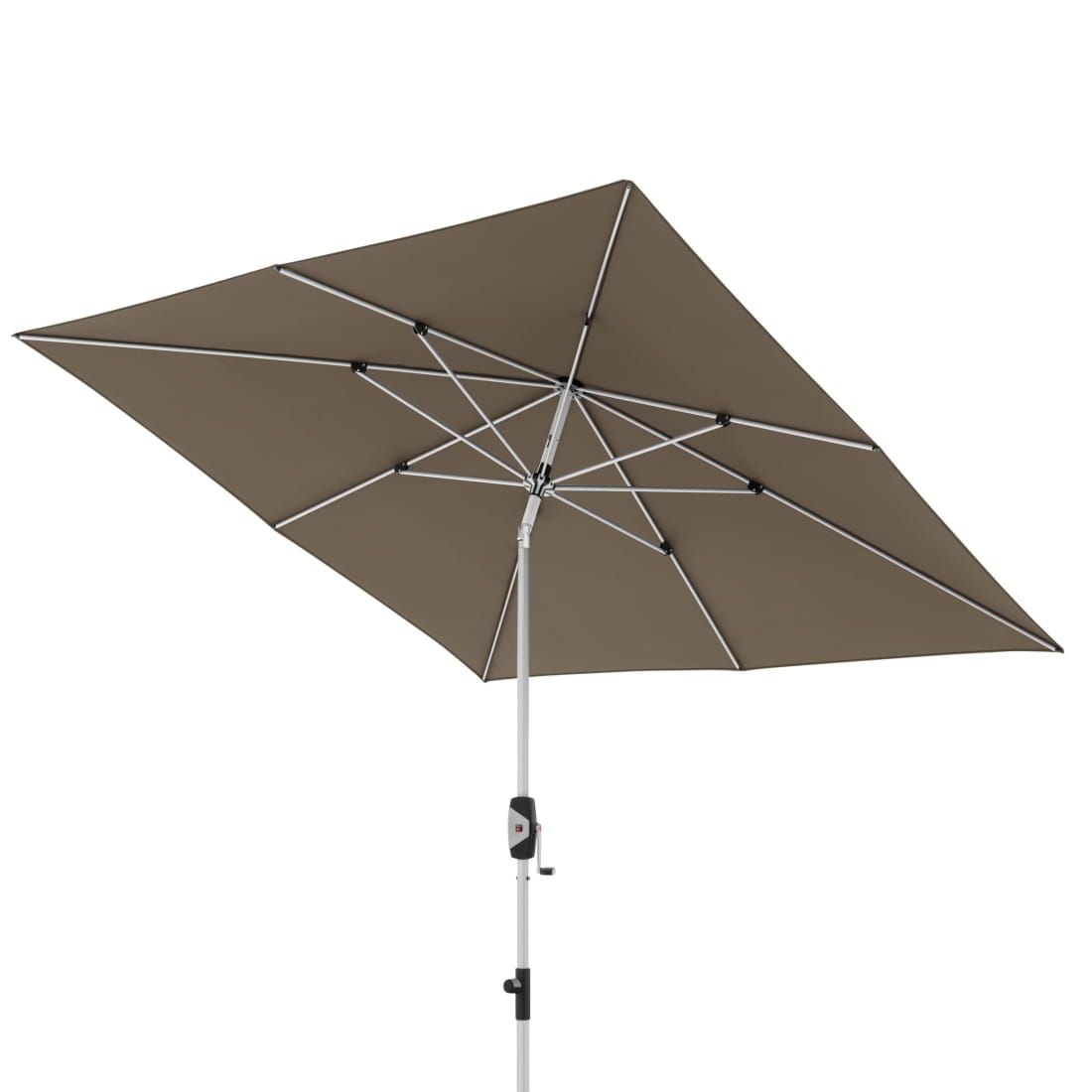 Knirps Silver Sonnenschirm 240x240cm mit Kurbel