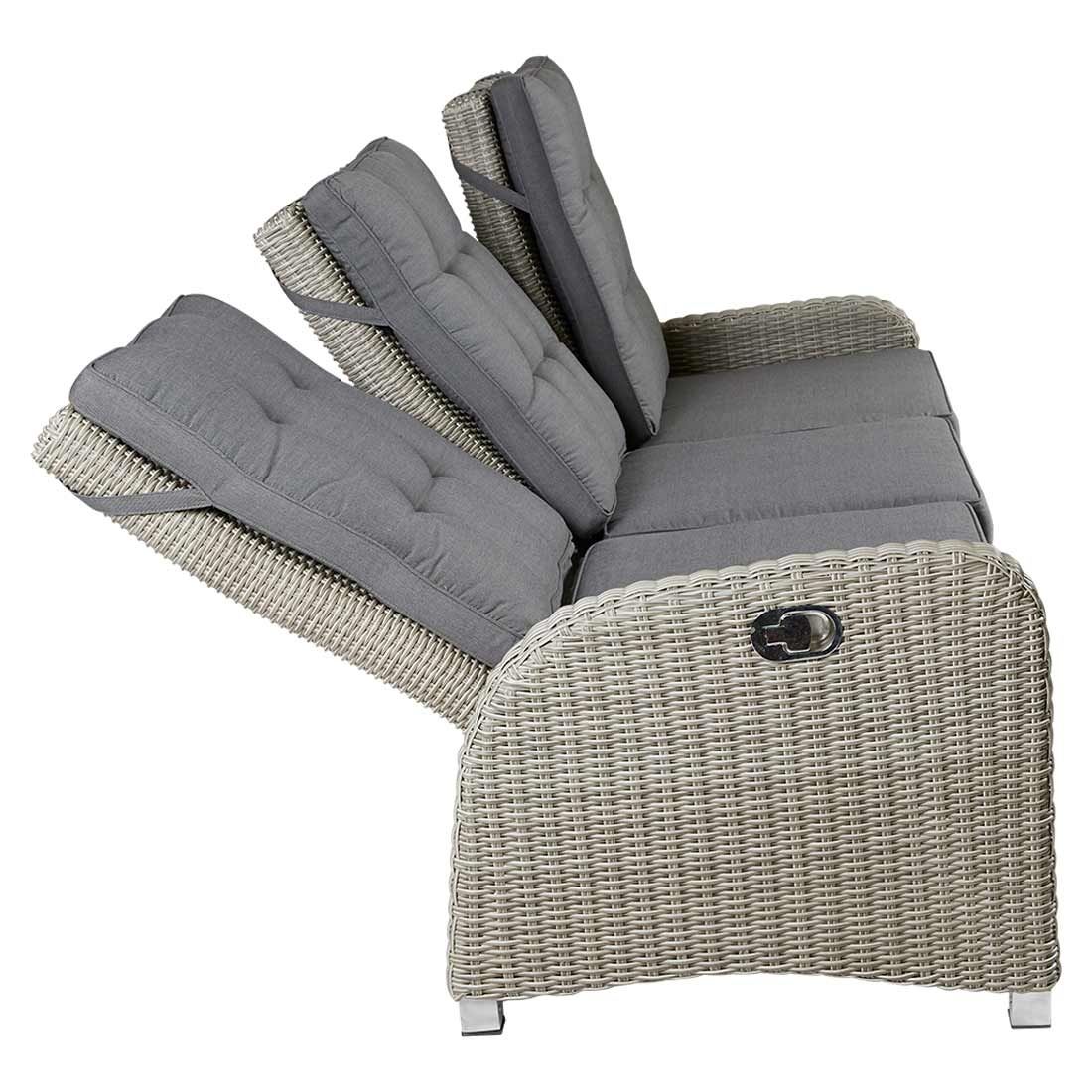 LC Garden Bilbao Gartensofa Geflecht inkl. Kissen