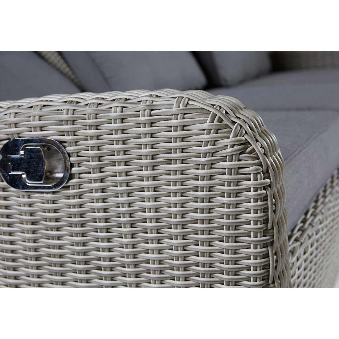LC Garden Bilbao Gartensofa Geflecht inkl. Kissen
