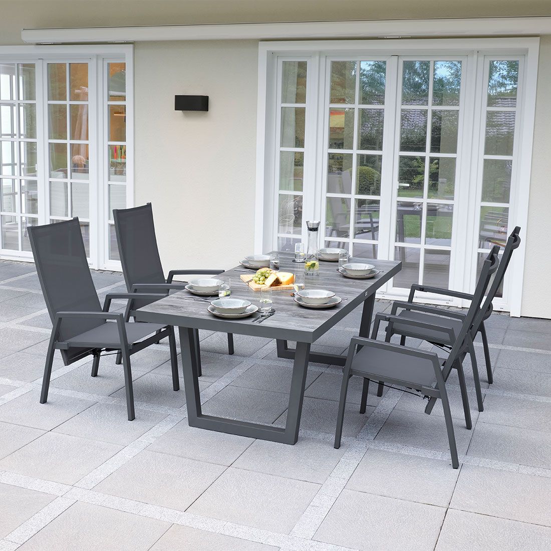 LC Garden Bailado Gartentisch 200x100cm Aluminium/Keramik