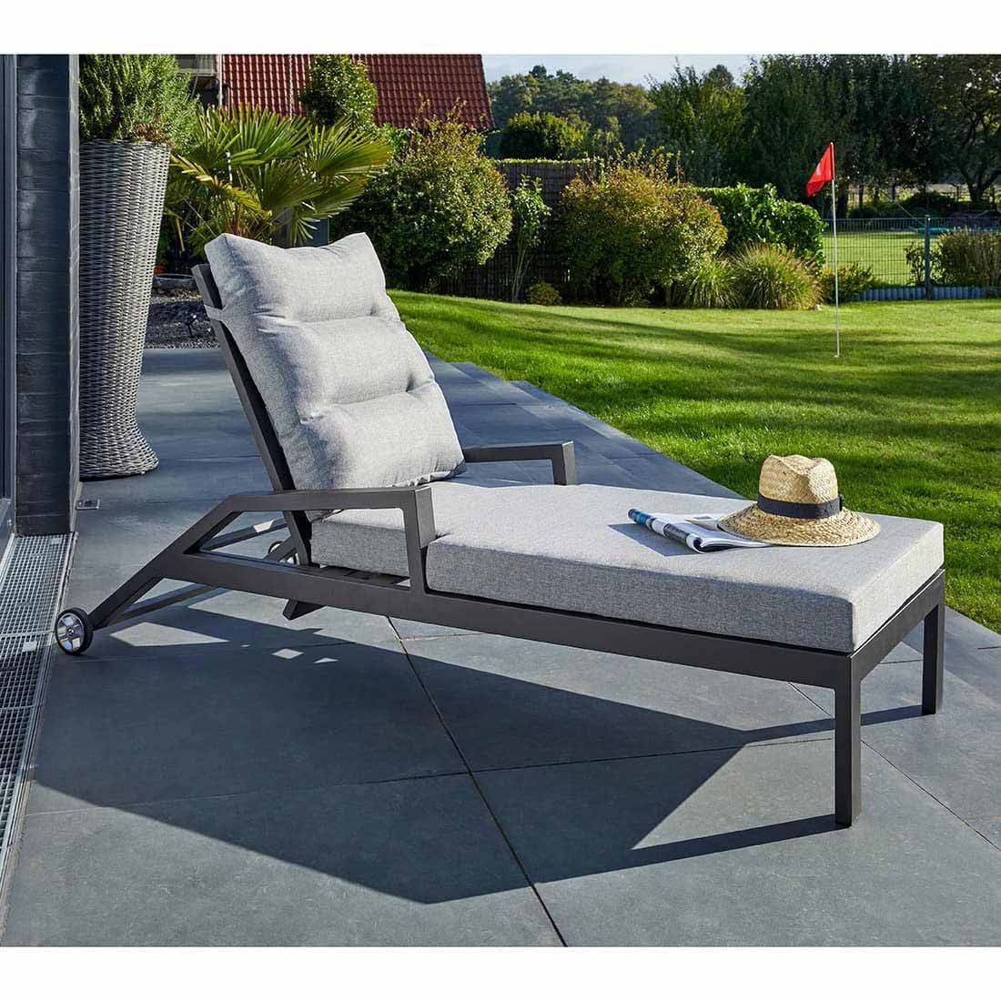 LC Garden Bondino II Gartenliege Aluminium/Polyester
