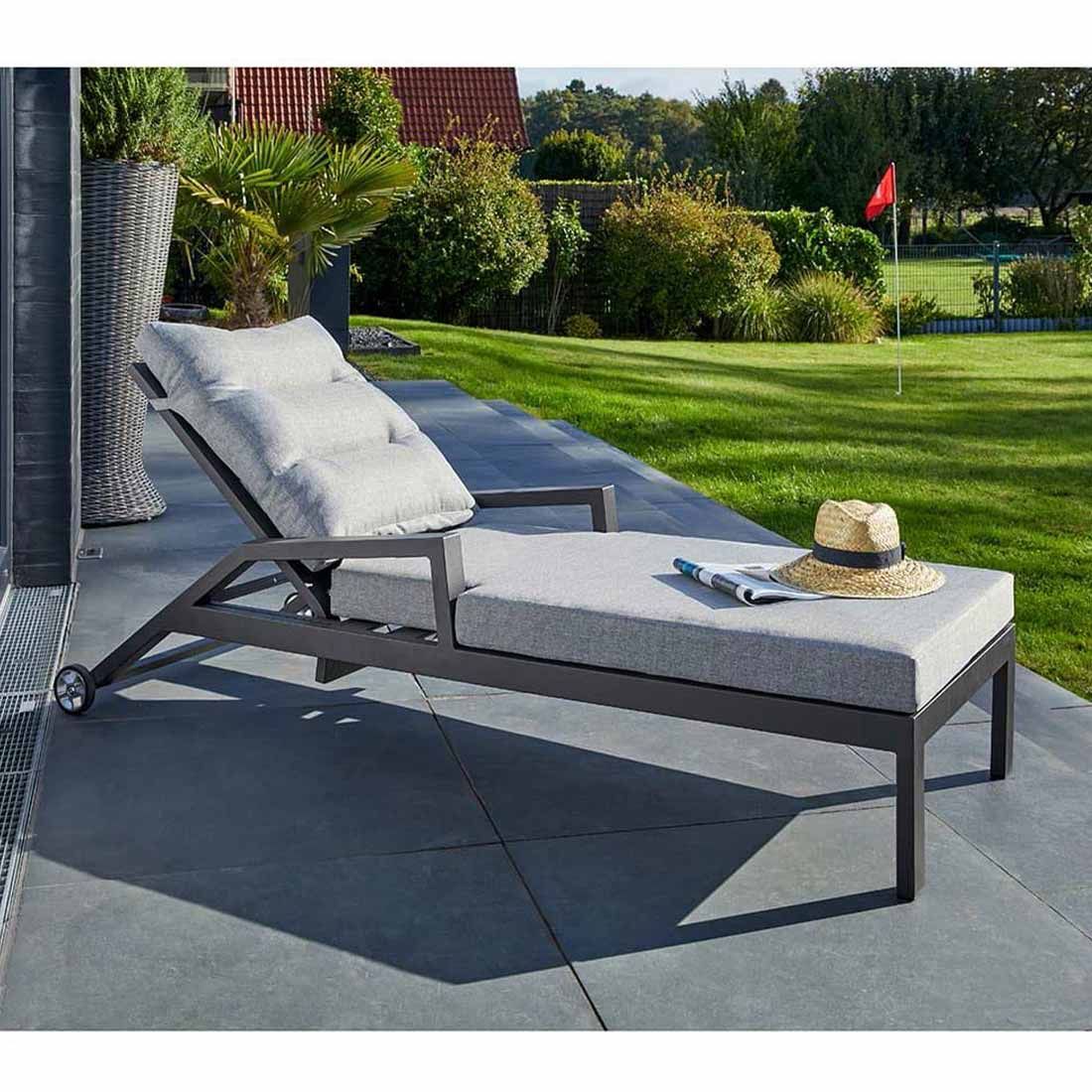LC Garden Bondino II Gartenliege Aluminium/Polyester