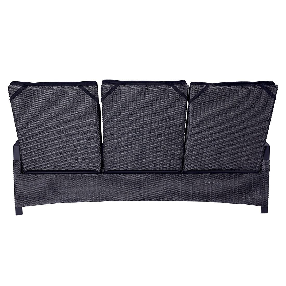 LC Garden Keramo Gartensofa inkl. Kissen Aluminium/Geflecht