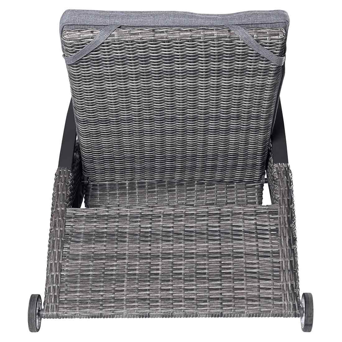 LC Garden Komido Gartenliege Aluminium/Geflecht