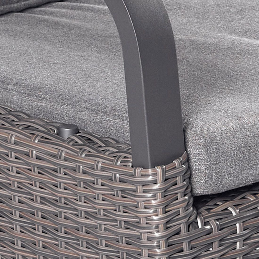 LC Garden Komido Gartensessel Aluminium/Geflecht
