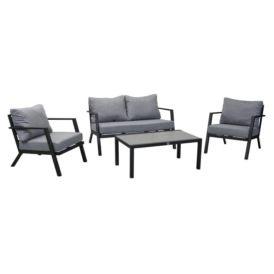 LC Garden Sondrino Loungeset 4-tlg. mit Tisch 100x60 cm