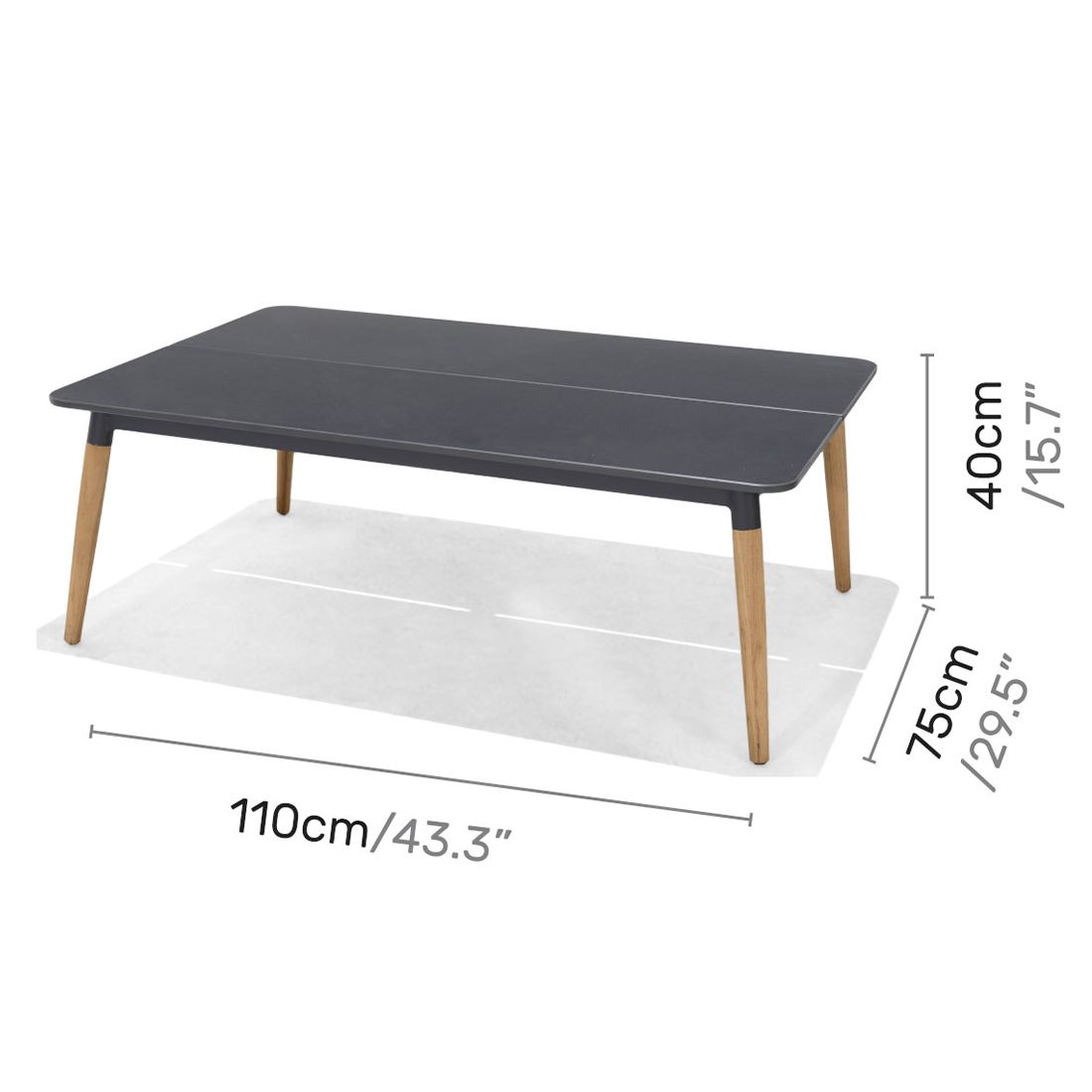 LifestyleGarden Ipanema Loungeset Teak/Olefin