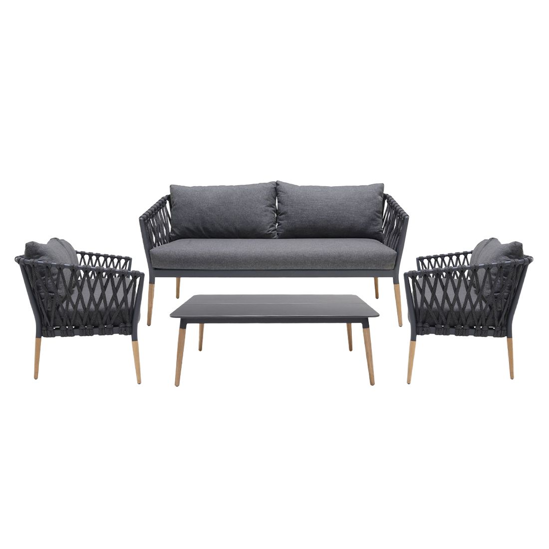 LifestyleGarden Ipanema Loungeset Teak/Olefin