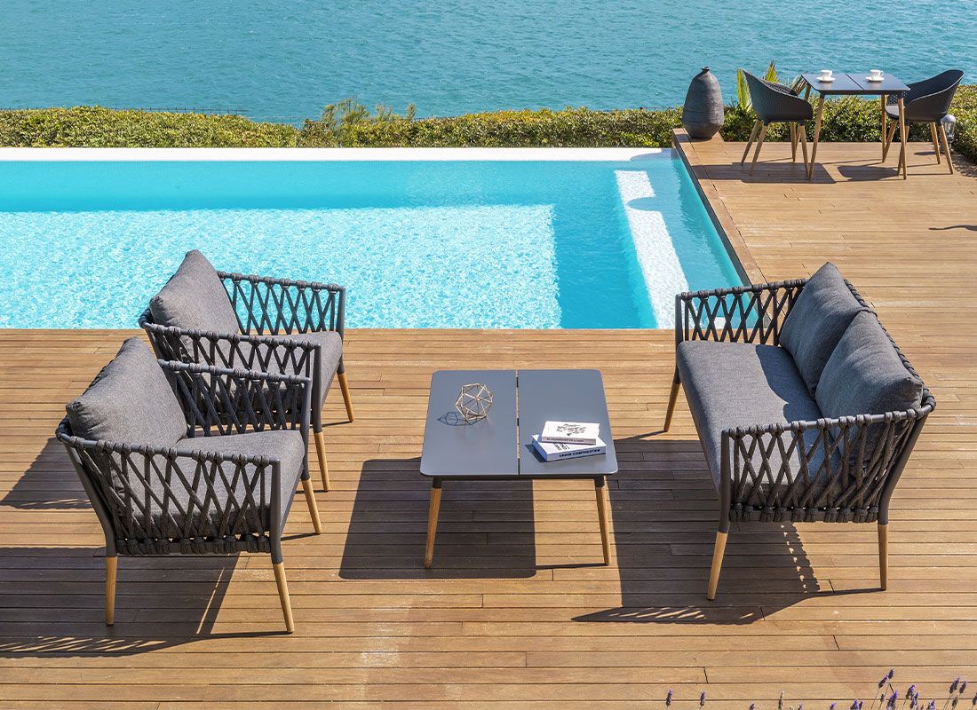 LifestyleGarden Ipanema Loungeset Teak/Olefin