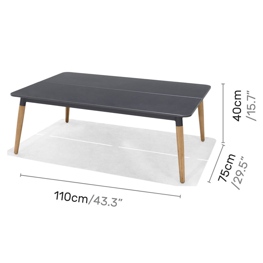 LifestyleGarden Ipanema Loungeset Teak/Olefin