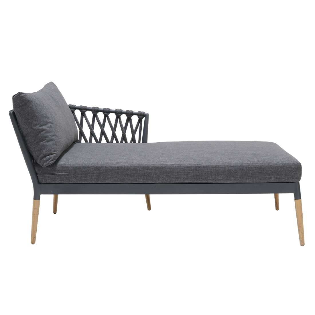 LifestyleGarden Ipanema Ecklounge 2-teilig Teak/Rope/Olefin