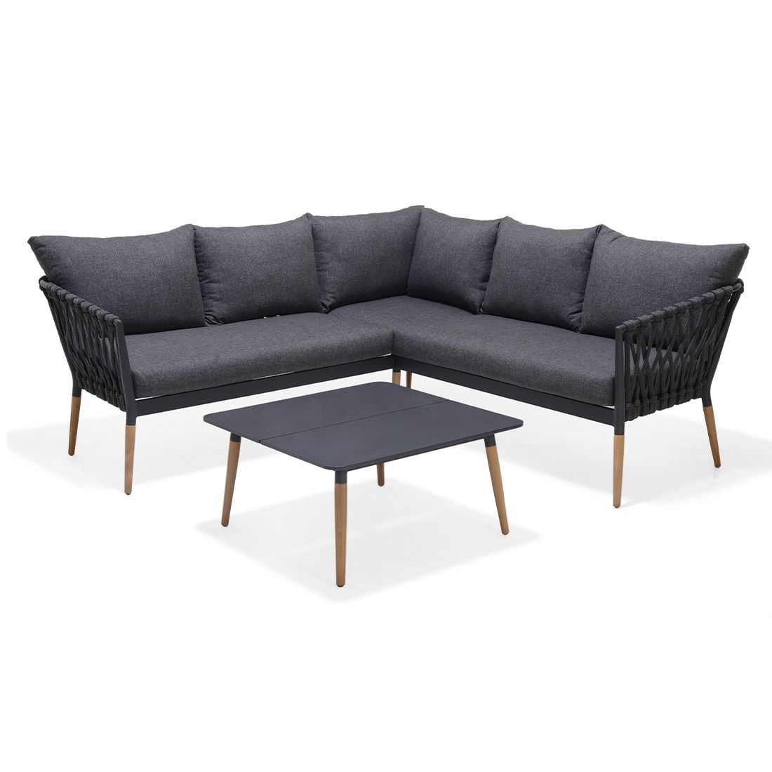 LifestyleGarden Ipanema Loungetisch 80x80cm Teak/WideDuraboard