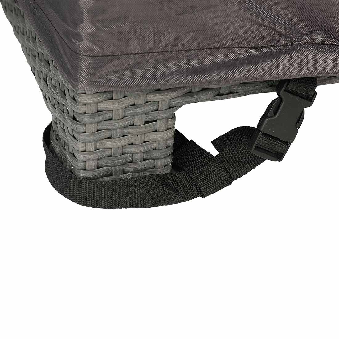 AeroCover Schutzhülle für Ecklounge 235x235x100x70cm Polyester