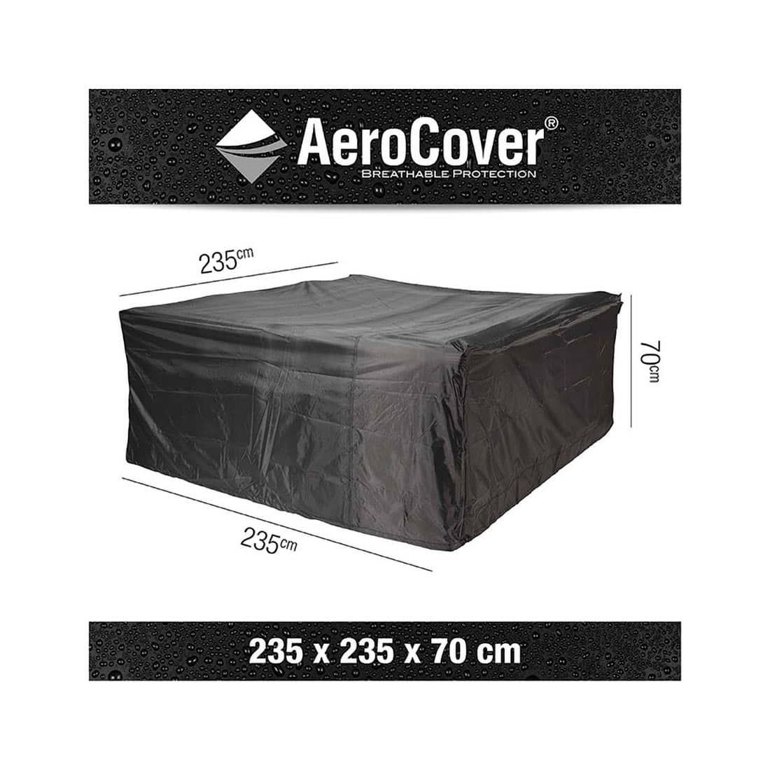 AeroCover Schutzhülle für Sitzgruppe 235x235x70cm Polyester