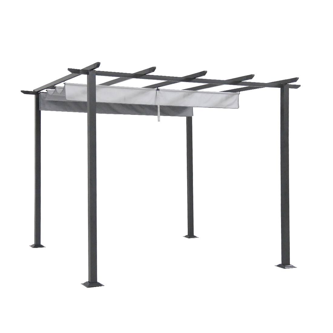 OUTLIV. Gazebo Gartenpergola 300x300cm Stahl/Polyester