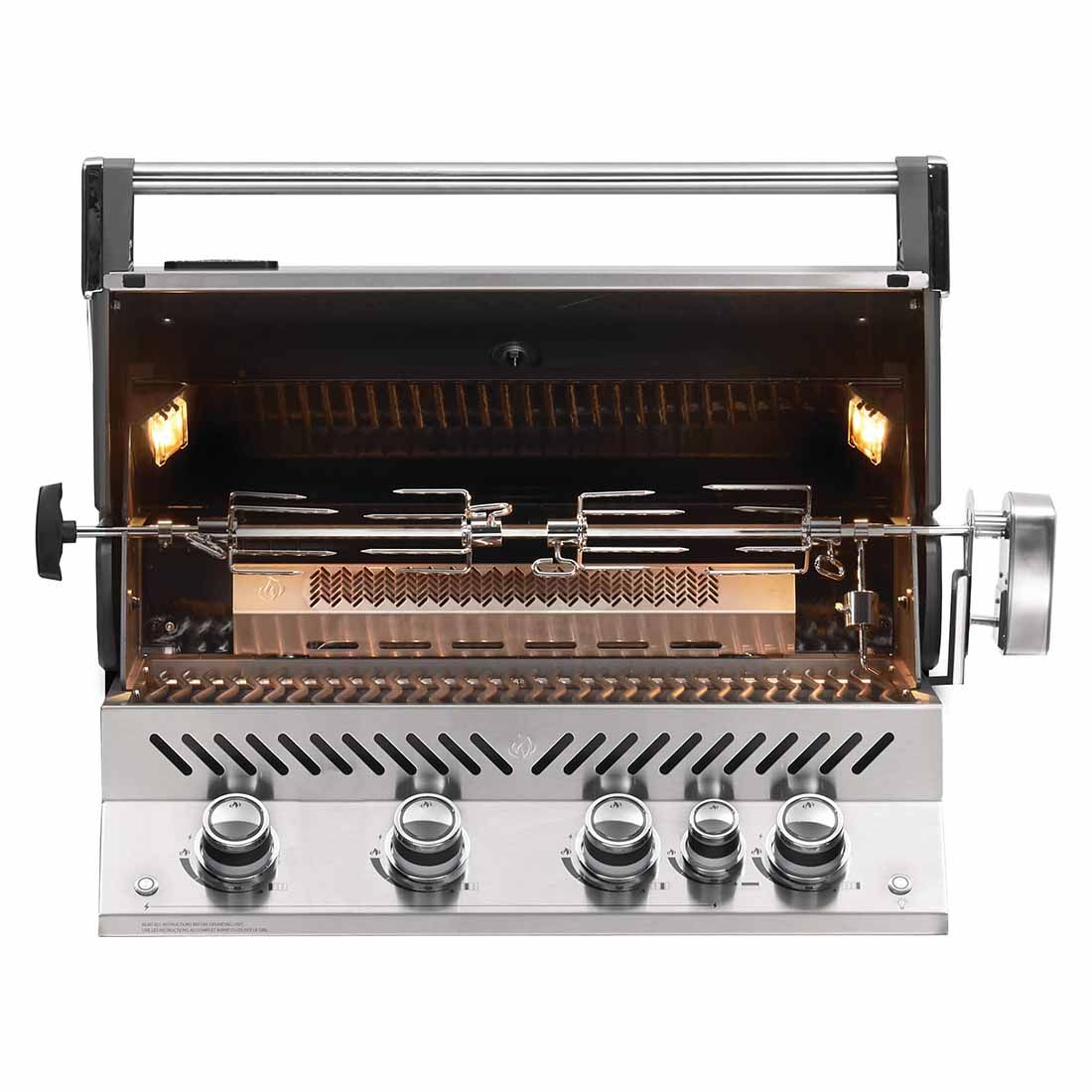 Napoleon Einbau-Gasgrill Prestige BIPRO500, Edelstahl, Erdgas
