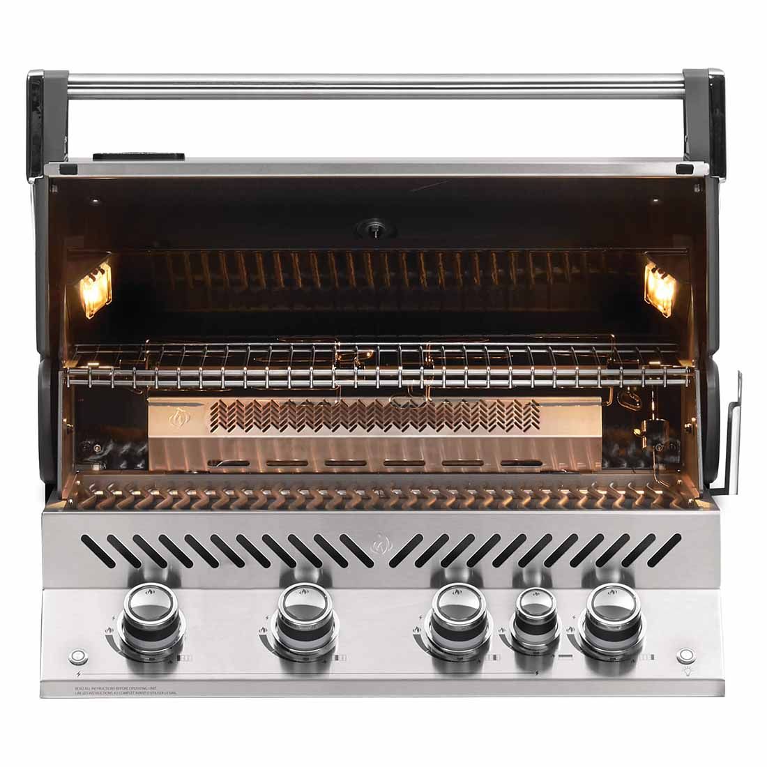 Napoleon Einbau-Gasgrill Prestige BIPRO500, Edelstahl, Erdgas