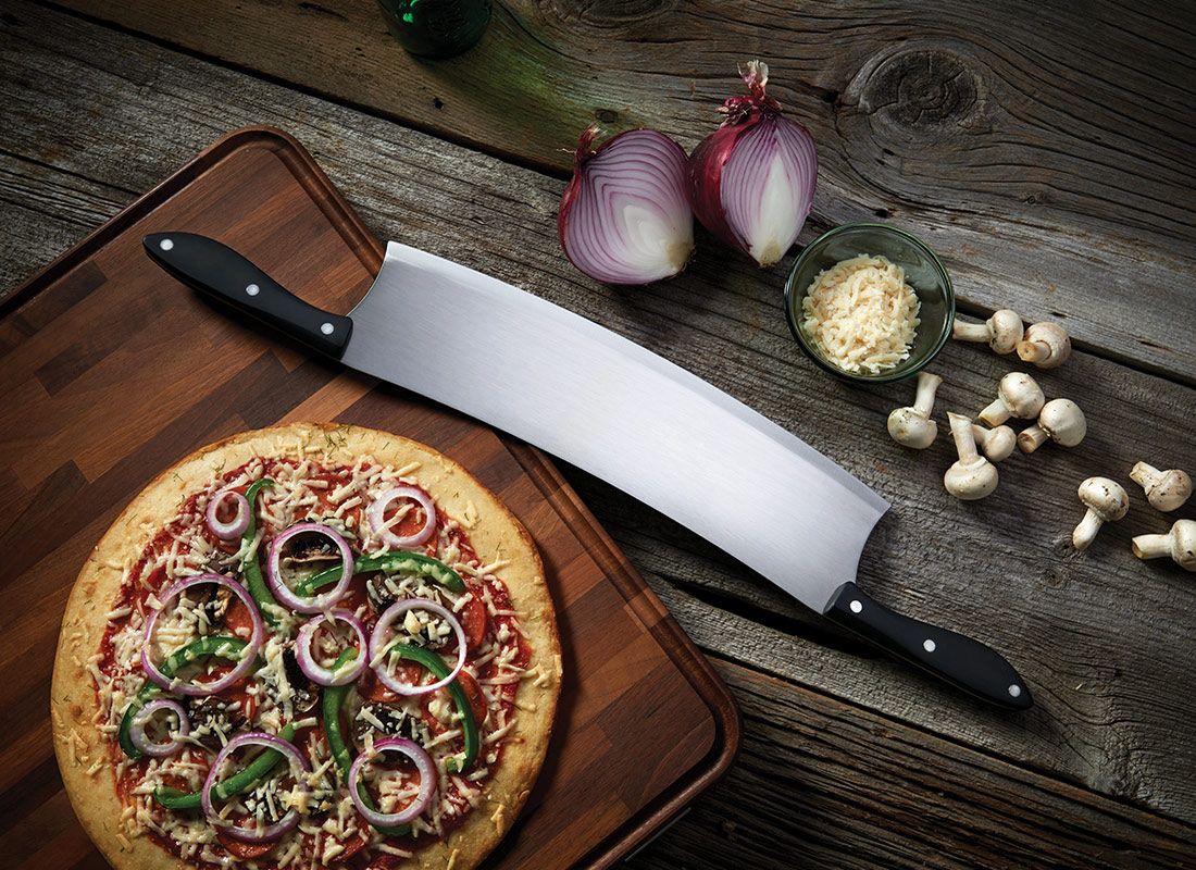 Napoleon Rocking Pizza Wiegemesser