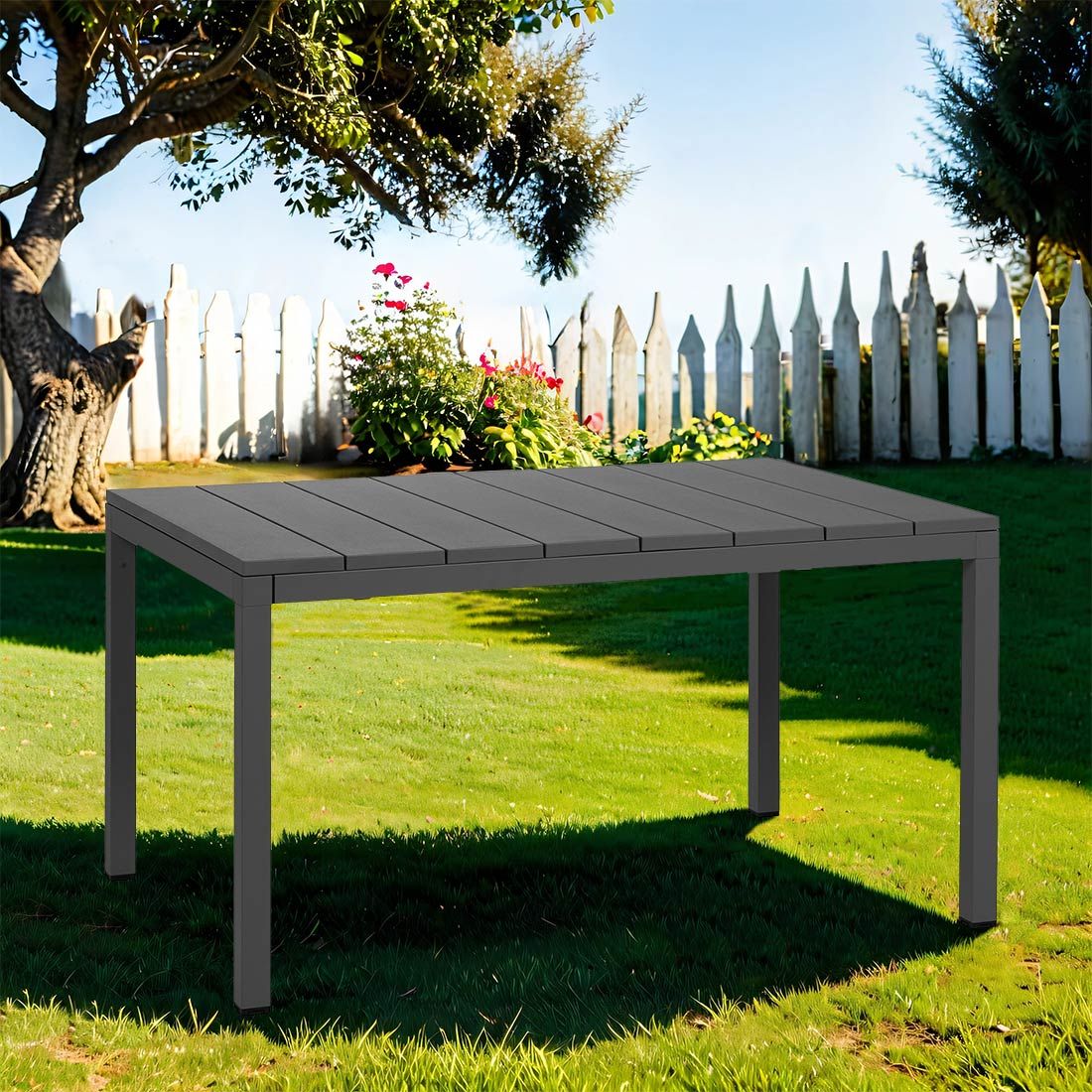 Nardi Rio Ausziehtisch 140/210x85x76 cm Alu/Kunststoff