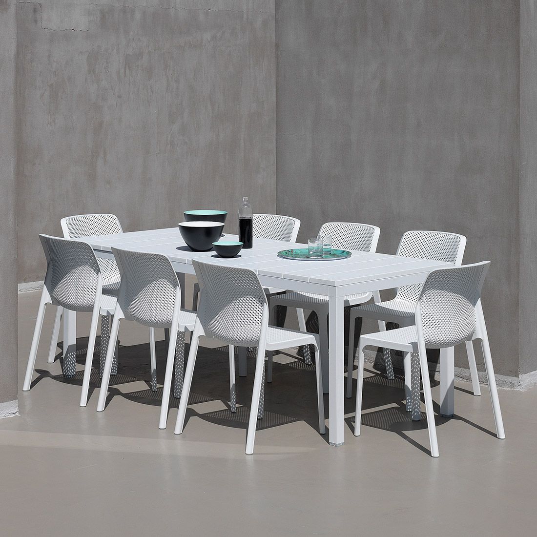 Nardi Rio Ausziehtisch 140/210x85x76 Aluminium/Kunststoff