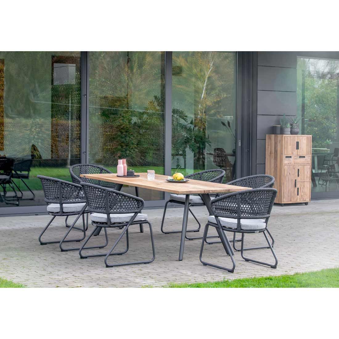 Niehoff Levina Gartensessel Aluminium/Rope/Olefin