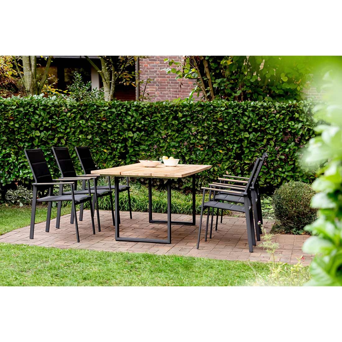 Niehoff Revent Stapelsessel Aluminium/Textilene