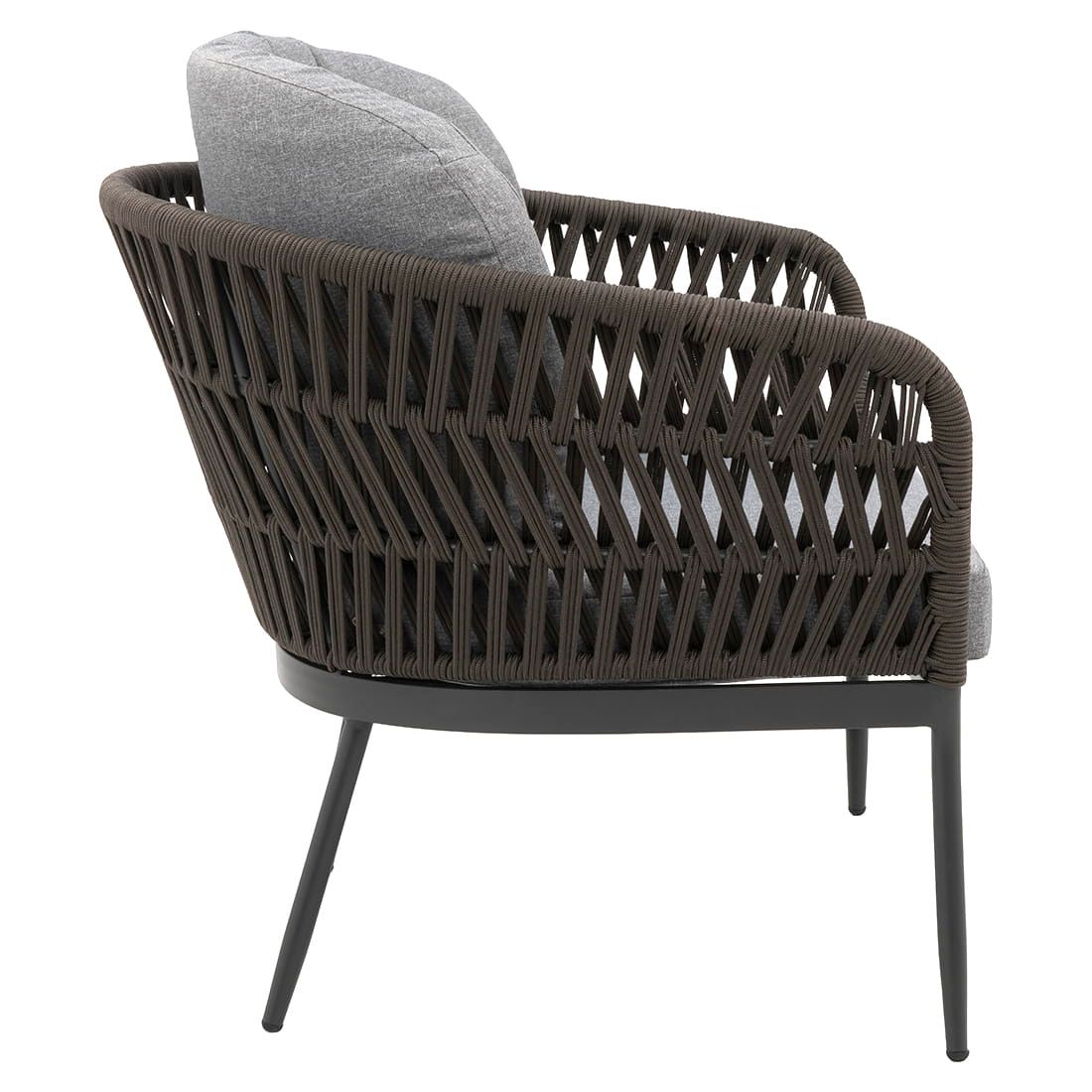 OUTLIV. Advokat Loungesessel Aluminium/Rope