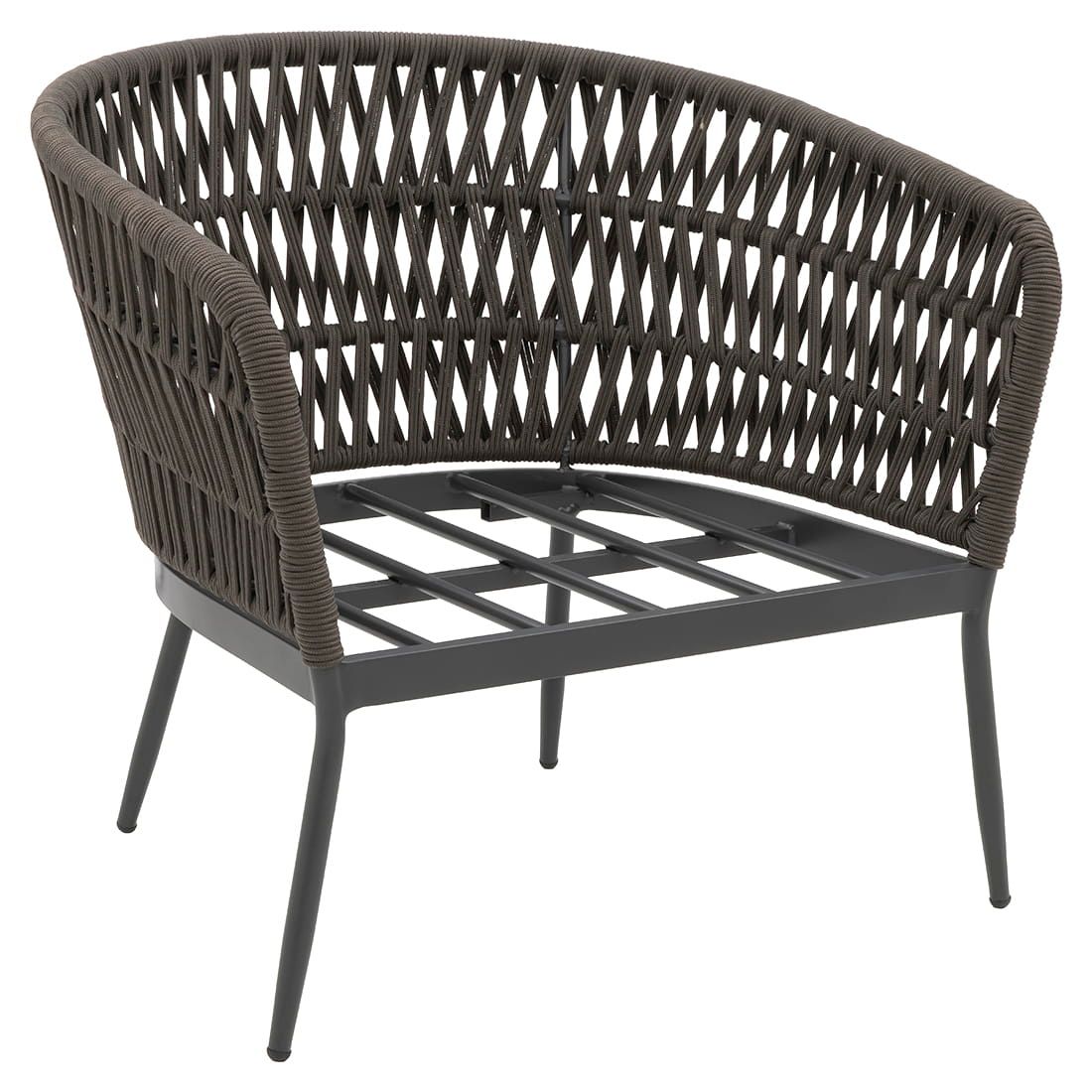 OUTLIV. Advokat Loungesessel Aluminium/Rope