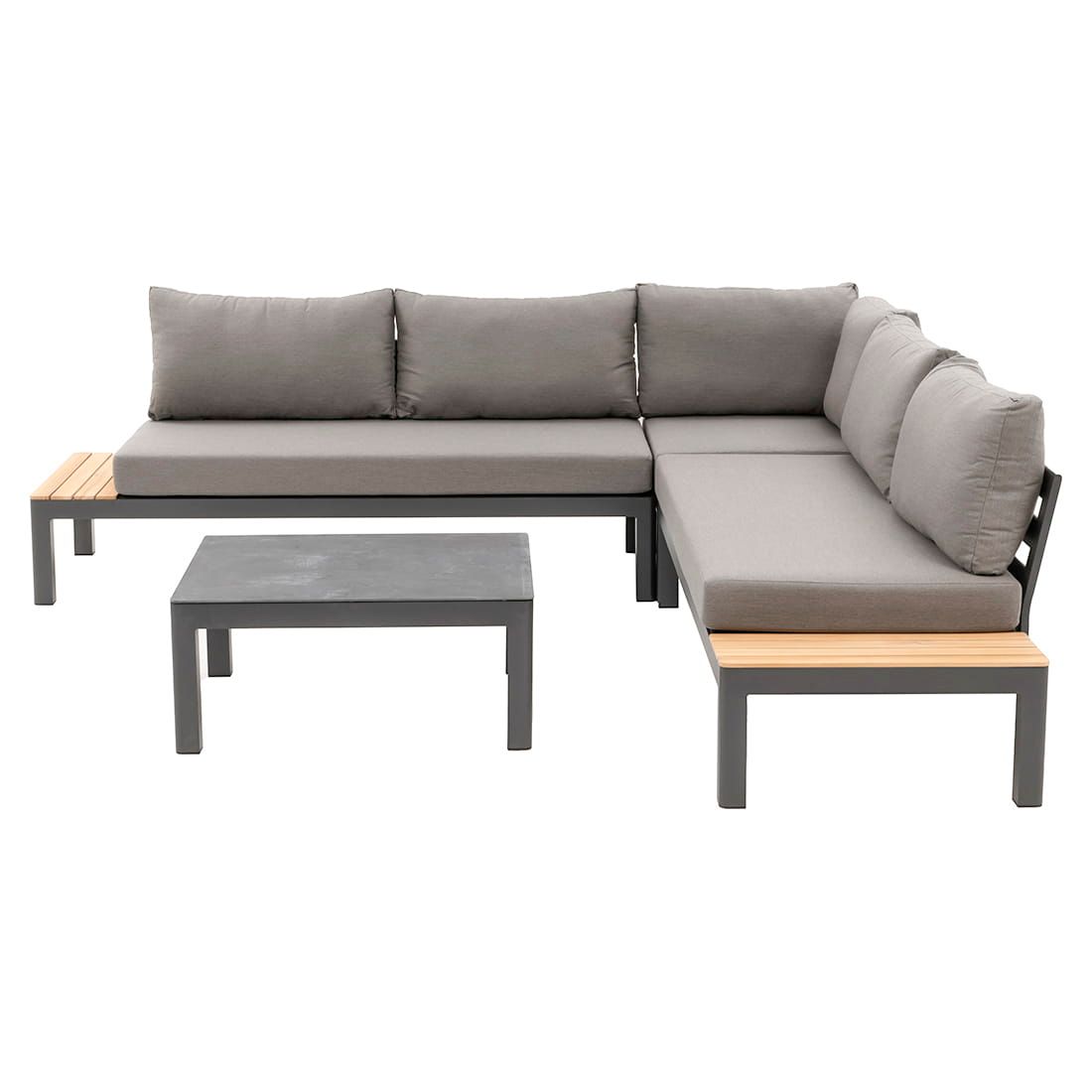 OUTLIV. Ben Ecklounge 4-tlg. Aluminium/Sunbrella