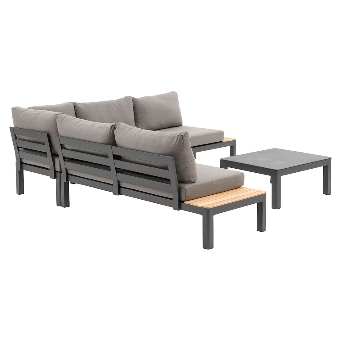 OUTLIV. Ben Ecklounge 4-tlg. Aluminium/Sunbrella