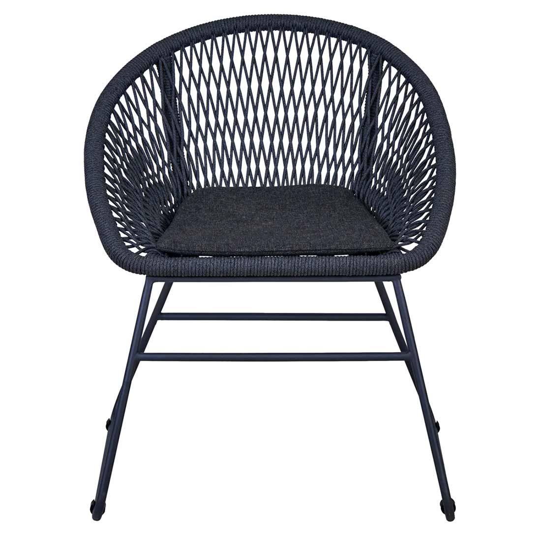 OUTLIV. Edson Diningsessel Aluminium/Rope inkl. Kissen