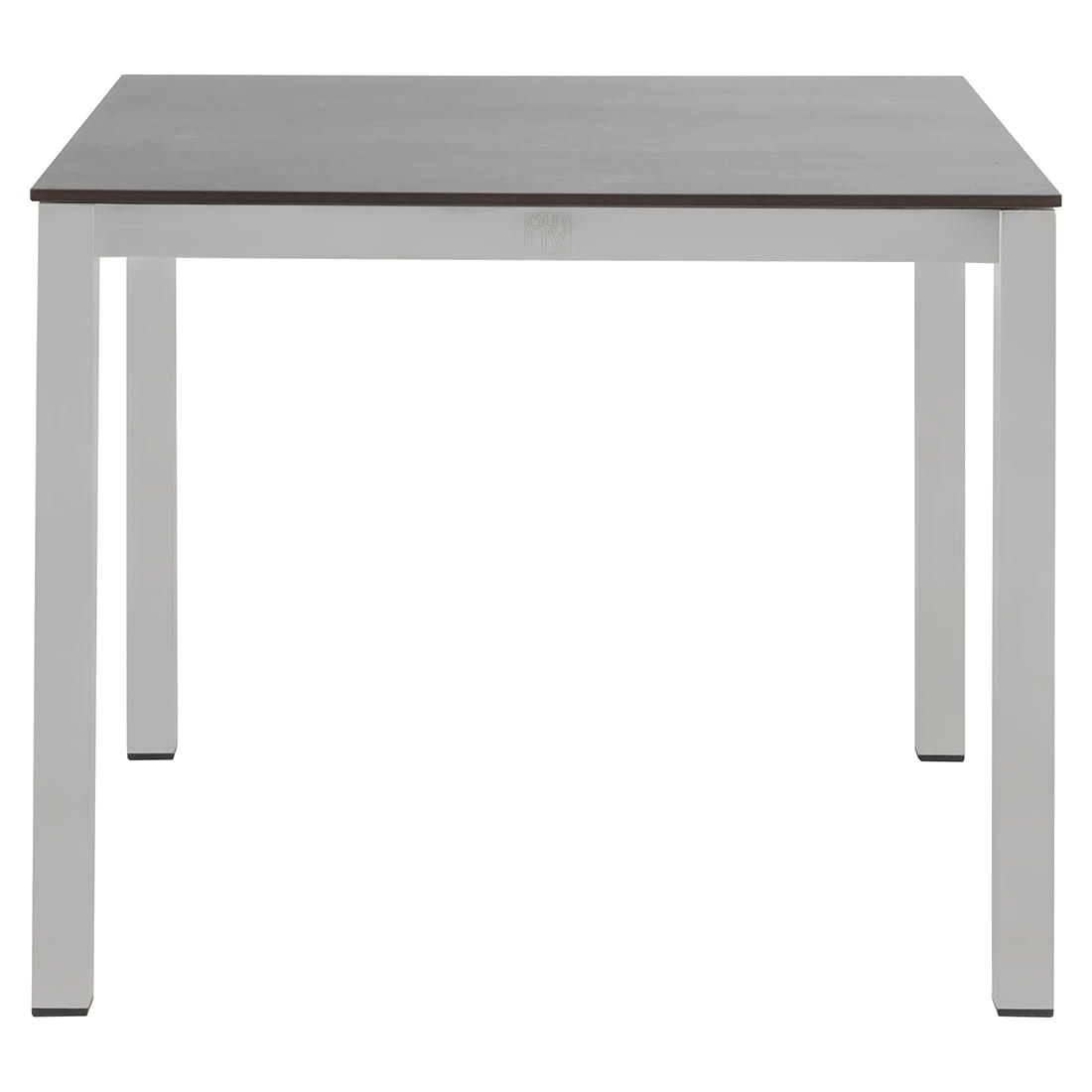 OUTLIV. Gartentisch 90x90cm Edelstahl/HPL