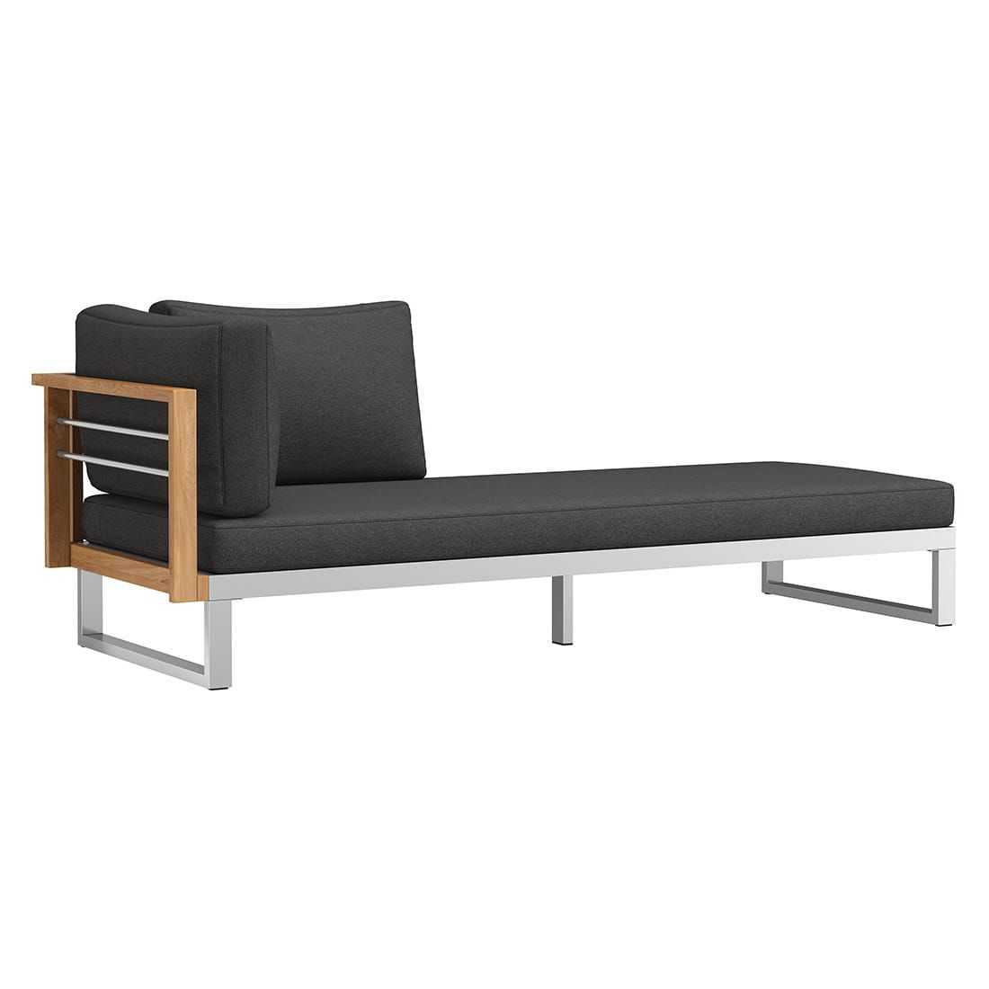 OUTLIV. Hawaii Ecklounge Edelstahl/Teak/Polster
